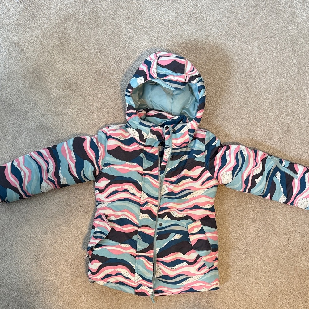 Colorful Warm Girls’ Ski Jacket